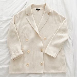 JCrew Oversized Doublebreasted Sweater Blazer